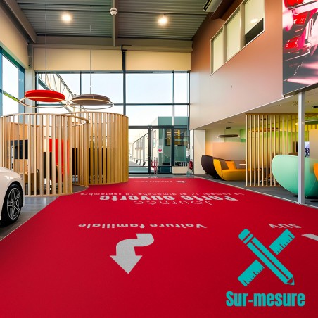 Tapis en moquette personnalisé